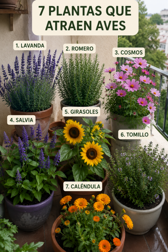 plantas que atraen aves Plants that attract birds(2)