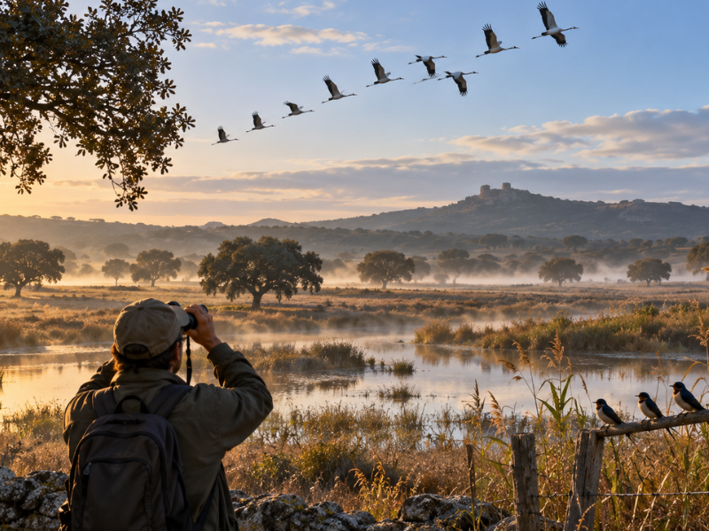 aves que anuncian el otoño d